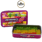 Rhino 69 Gummy Male Enhancement Supplement Box (Tin) with 10 Gummies per Box - Image 2