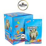 Rhino 7 Gummies - Fruity Flavored Gummy Candies (24 Bags, 7.5g Per Bag)
