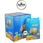 Blue Rhino Gummies - Fruity Flavored Gummy Candies (24 Bags, 7.5g Per Bag)