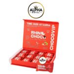 Rhino Strawberry Limited Edition Chocolate, Time - Size - Stamina, (10g x 12) Pcs per Box
