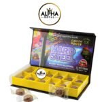 Hard Steel Candy Power For Him, "Works with Alcohol" (12 Pcs per Box)