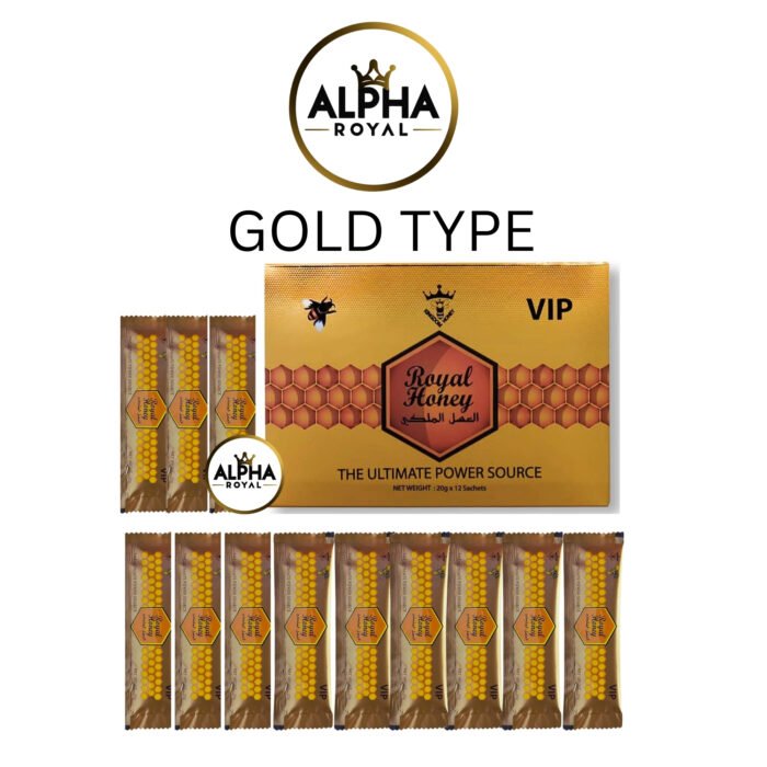 Gold Royal Honey For Men, Pack of 12, Quality Guarantee - Image 1
