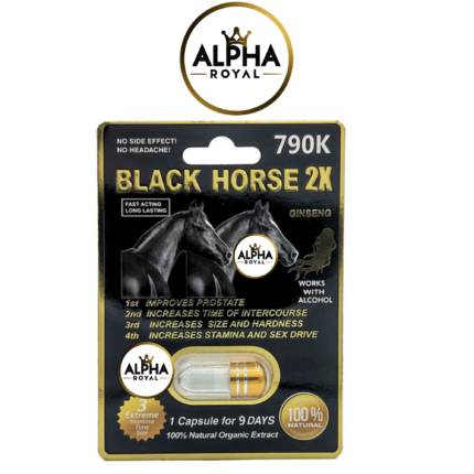 Black Horse 2X Capsule - Male Enhancement 790K