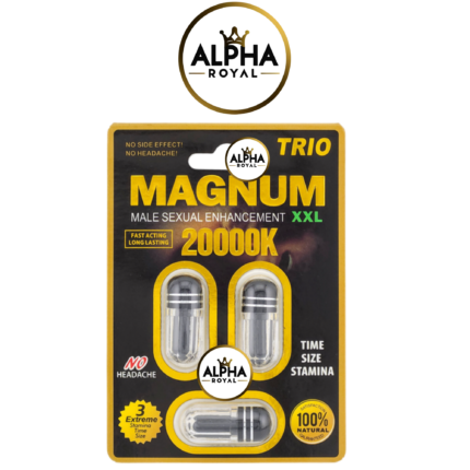 Magnum XXL Trio Capsules - Male Enhancement 20000K