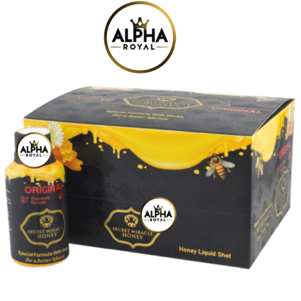 Secret Miracle Honey Liquid Shots - 12 Bottles (Male Enhancement Supplement)