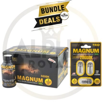 Magnum Male Enhancement XXL - 5000K & 20000K Capsules Bundle