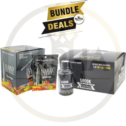 Hard Steel 5000K & Gummies Combo Pack