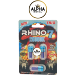 Rhino 7 2000K Trio Pack - Fast-Acting Supplement, 15 Packs per Box