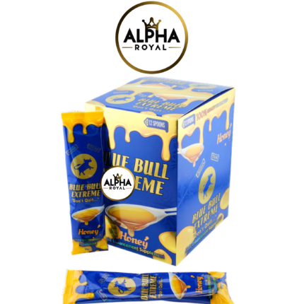 Blue Bull Extreme Honey - Energy-Boosting Honey Spoons, 12 Pack x 12g Each