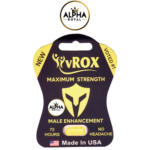 Vrox Maximum Strength Male Enhancement - 72 Hour Performance Boost, Made in USA