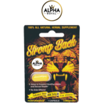 Strong Back, Natural Herbal Supplement for Enhanced Performance