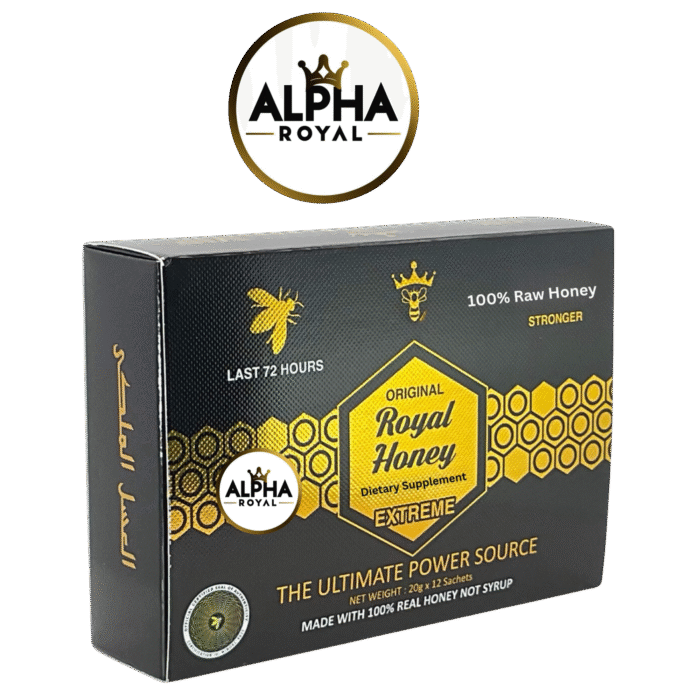 Original Black Royal Honey Extreme for Men | 12 Sachets (20g Each) - Image 1