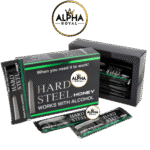 Hard Steel Green Line Honey Sachets | Alcohol-Compatible | Pack of 12