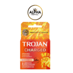 Trojan Charged, Orgasmic Pleasure Condoms – Lubricated (3 Pack)
