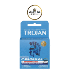 Trojan Original With Spermicide Condoms – Lubricated (3 Pack)