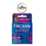 Trojan Double Ecstasy Condoms – Lubricated (3 Pack)