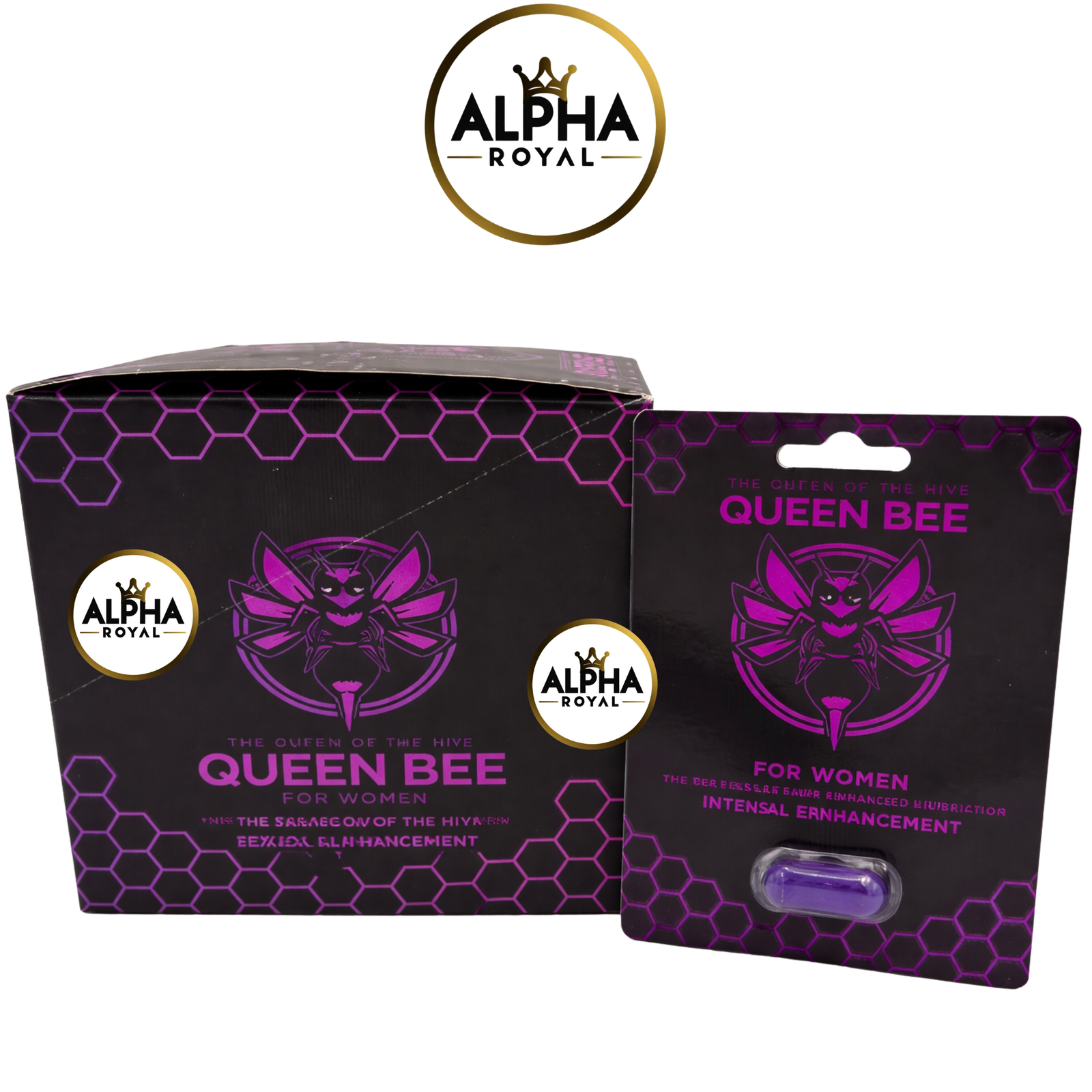 Copy of BBG NEW PRODUCTS (12) Queen Bee for Women | Single Pill | 24 Blister Cards per Box | Hanging Pack - Image 1