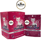 Pink Pussycat Gummies for Her | Hanging Pack | 24 Gummy Bags